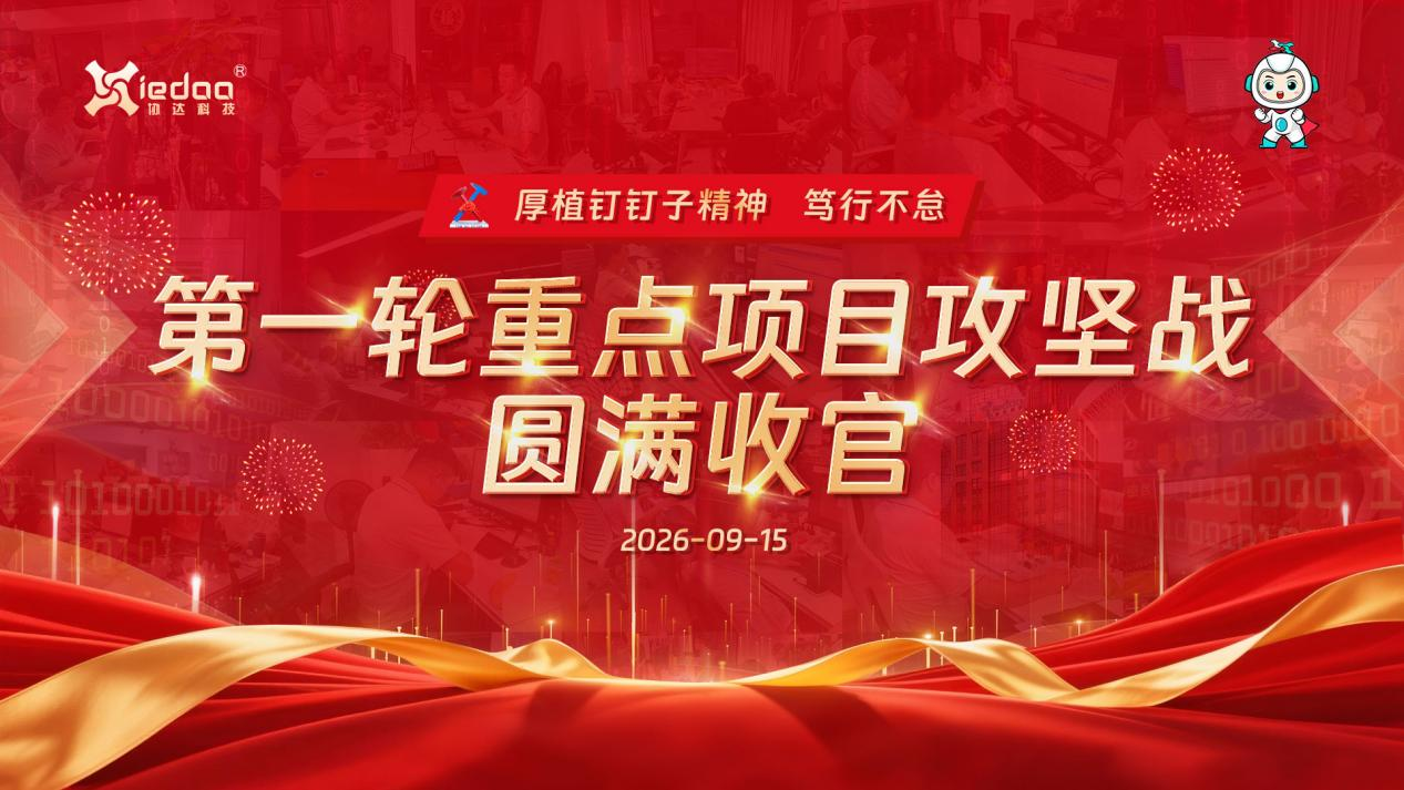 “厚植钉钉子精神,笃行不怠”——协达科技第一轮重点项目攻坚战圆满收官